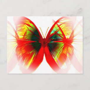 Red Butterfly Postcard