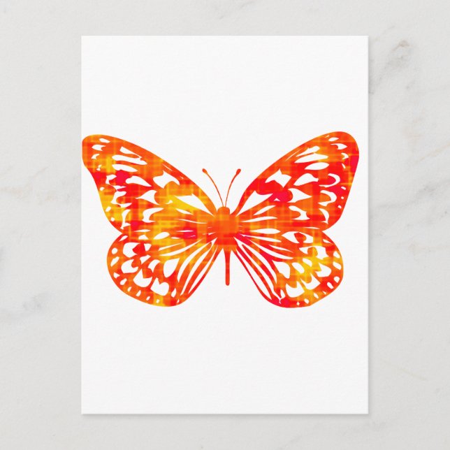 Red Butterfly Postcard (Front)