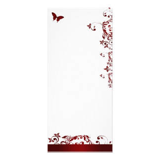 Red Butterfly Rack Card
