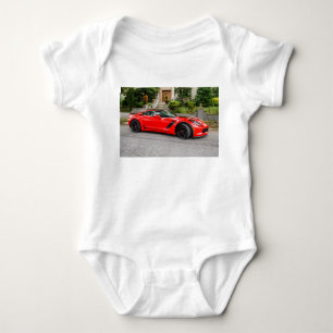 Red C7 Chevrolet Corvette Baby Bodysuit