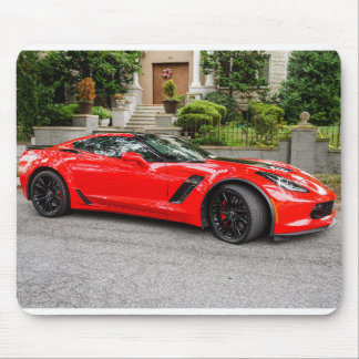 Red C7 Chevrolet Corvette Mouse Mat