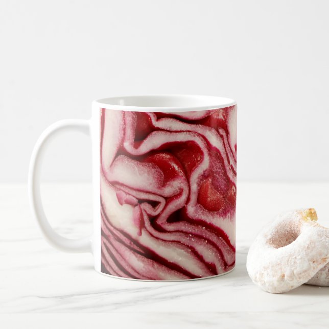 Red cabbage coffee mug (With Donut)
