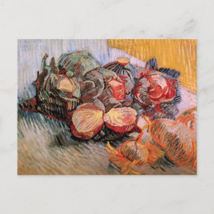Red Cabbages and Onions by Vincent van Gogh Postcard