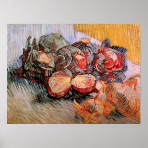 Red Cabbages and Onions by Vincent van Gogh Poster