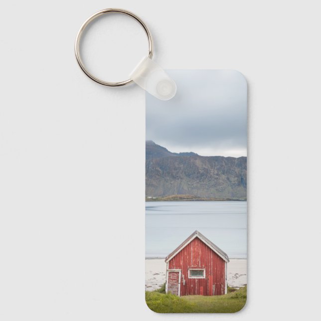 Red Cabin Ramberg Lofoten Key Ring (Front)