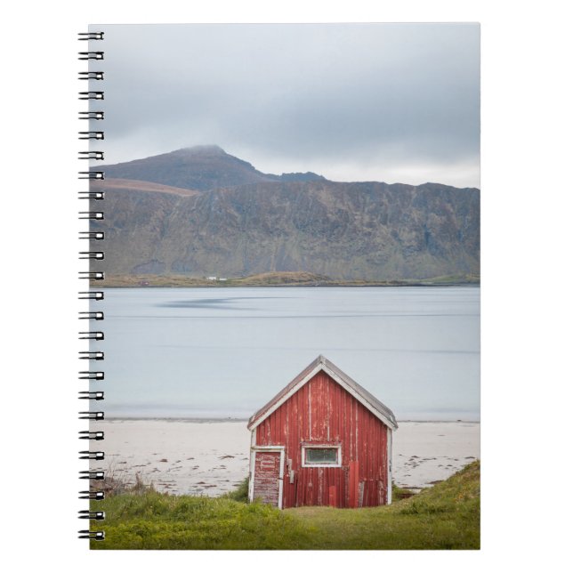 Red Cabin Ramberg Lofoten Notebook (Front)