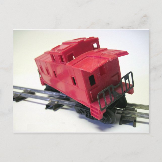 Red Caboose Postcard (Front)