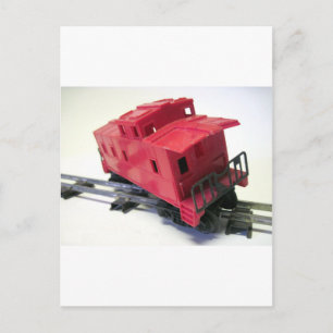 Red Caboose Postcard