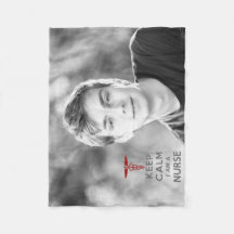 Red Caduceus Keep Calm I am a Nurse