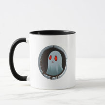 Red Caffeine Spectre Mug by ORION