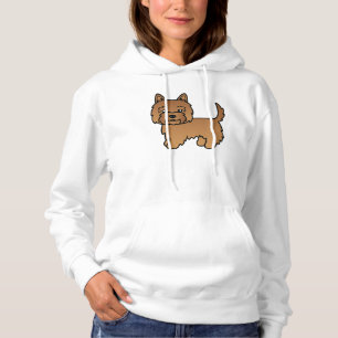 Red Cairn Terrier Dog Cute Cartoon Drawing Design Hoodie