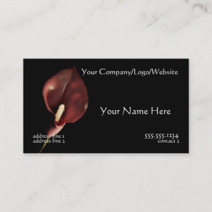 Red Calla Business Card