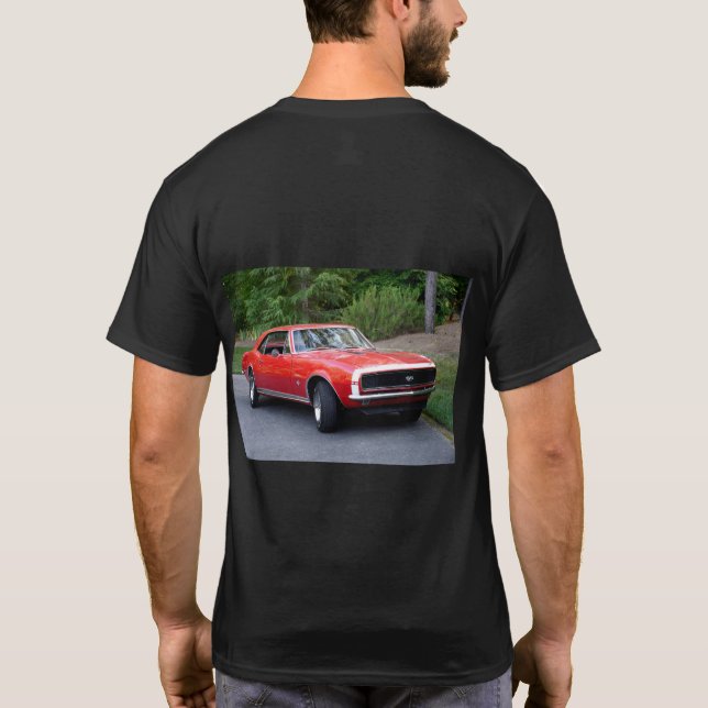 Red Camaro SS 350 T-Shirt (Back)