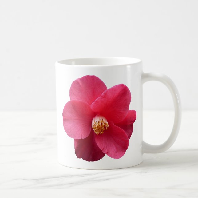 Red Camelia Coffee Mug (Right)