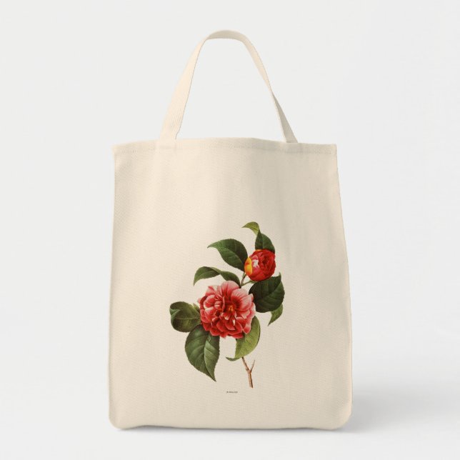 Red Camellia, 1833 Tote Bag (Front)