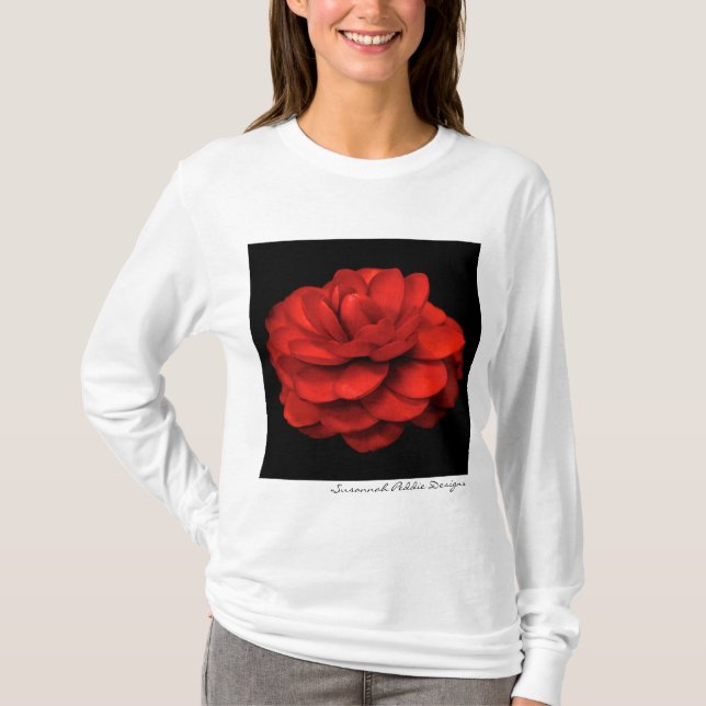 Red Camellia Shirt (Front)