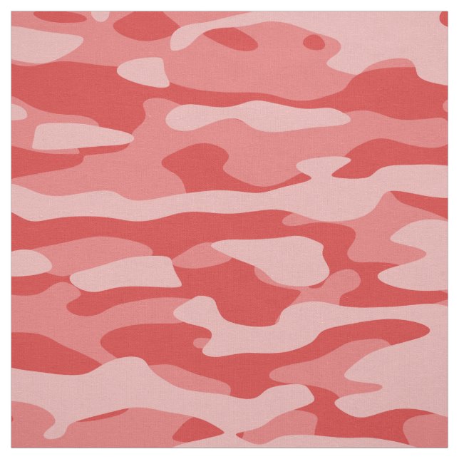 Red Camo Fabric (Swatch)