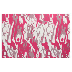 Red Camo Fabric