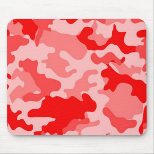 Red Camo Mousepad
