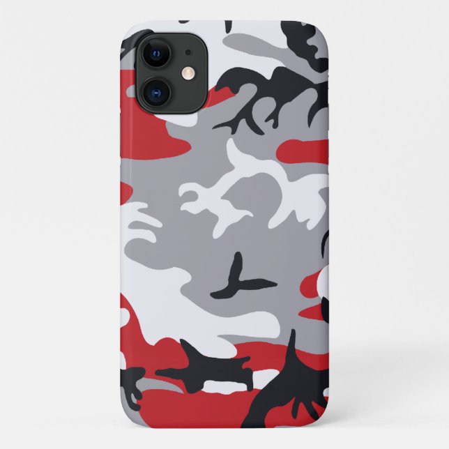 Red Camouflage Barely There™ iPod Touch Case (Back)