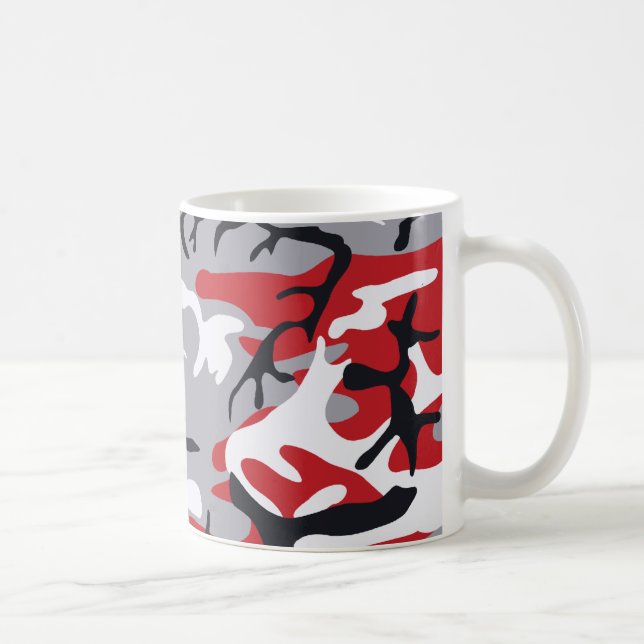 Red Camouflage Mug (Right)