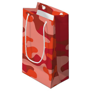 Red Camouflage Small Gift Bag