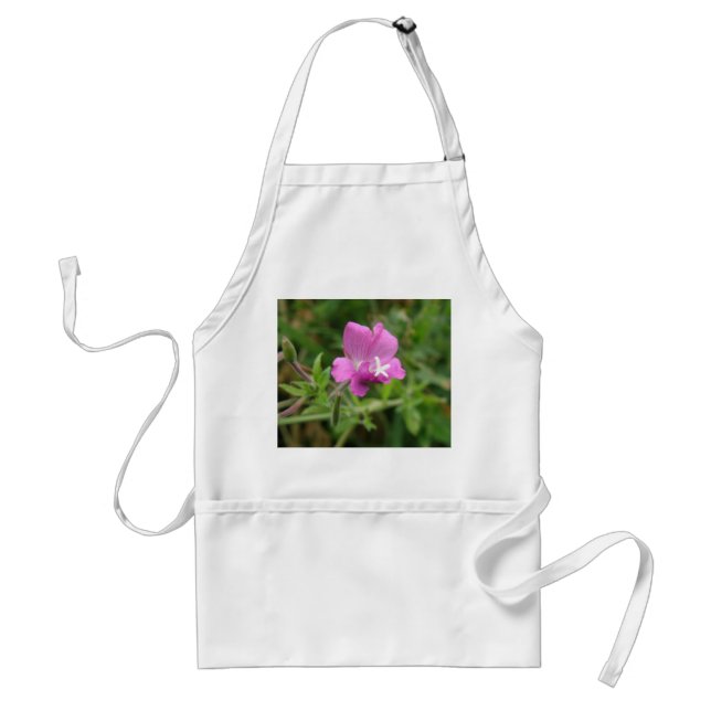 Red Campion Wildflower Apron (Front)