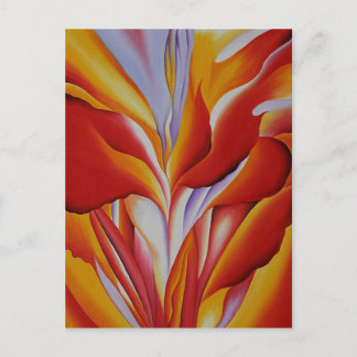 Red Canna Postcard