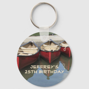 Red Canoes Personalised Keychain (Key Chain)