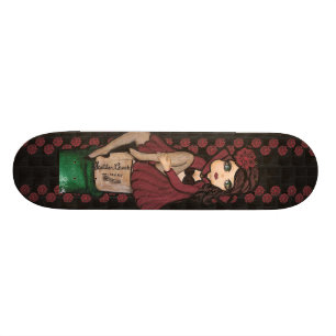 Red Caped Quantum Cutie Skateboard