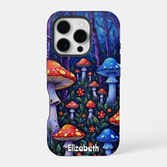 Red-Capped Mushroom Glade iPhone Case (Back)