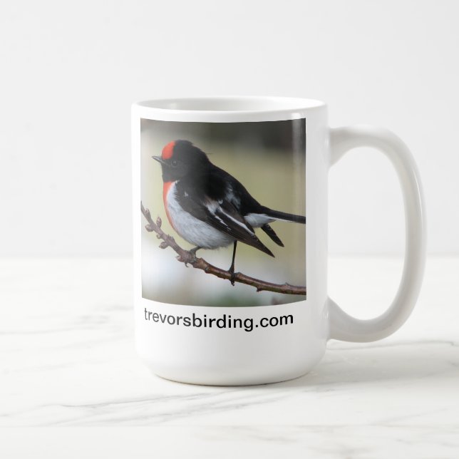 Red Capped Robin Coffee Mug (Right)