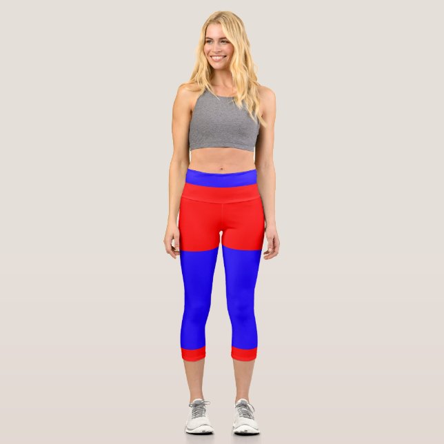 Red Capri Leggings (Front)