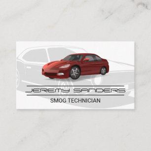 Red Car Business Card