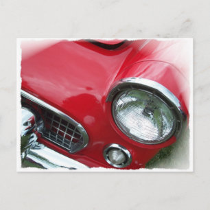 Red Car Postcard