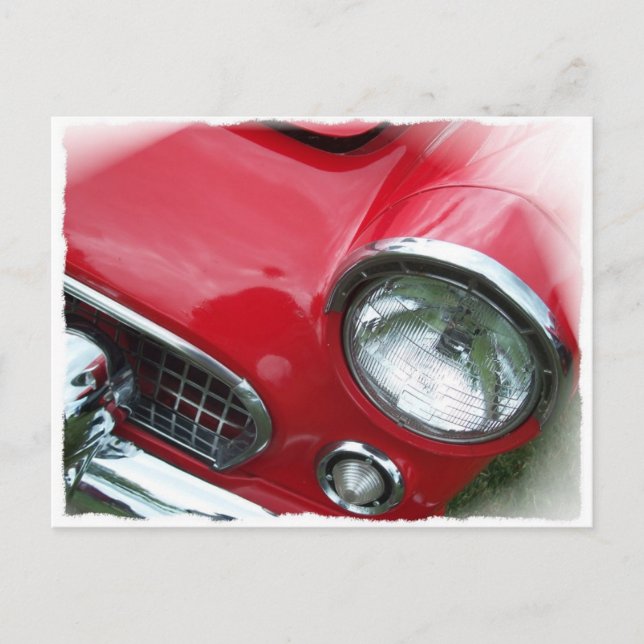 Red Car Postcard (Front)