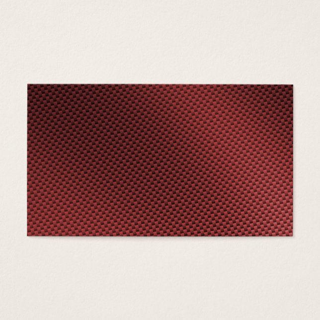 Red Carbon Fibre Patterned (Front)