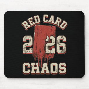 Red Card Chaos Funny Soccer 2026 – Footll Mouse Mat