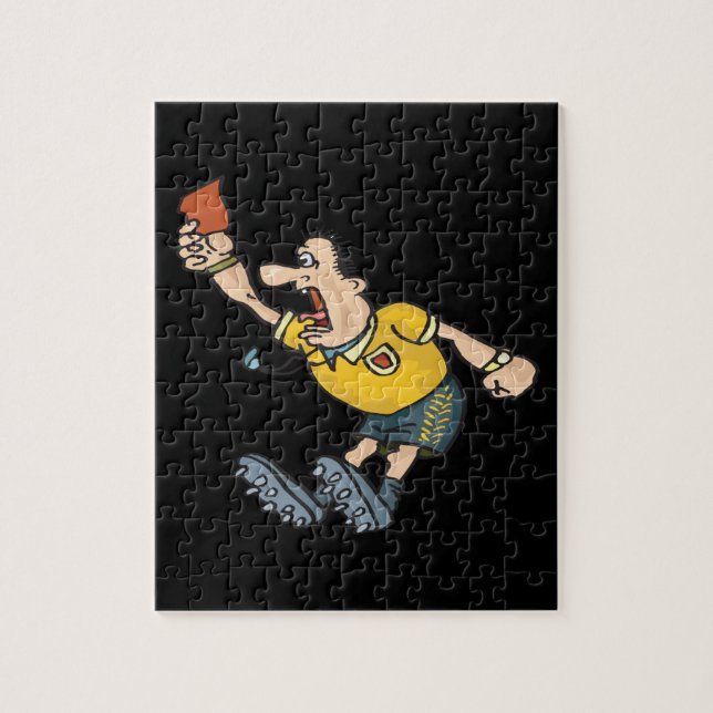 Red Card Jigsaw Puzzle (Vertical)