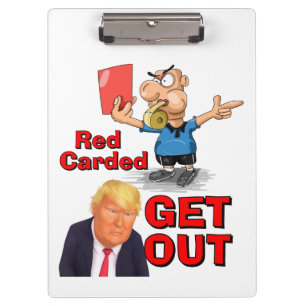Red Carded Clipboard