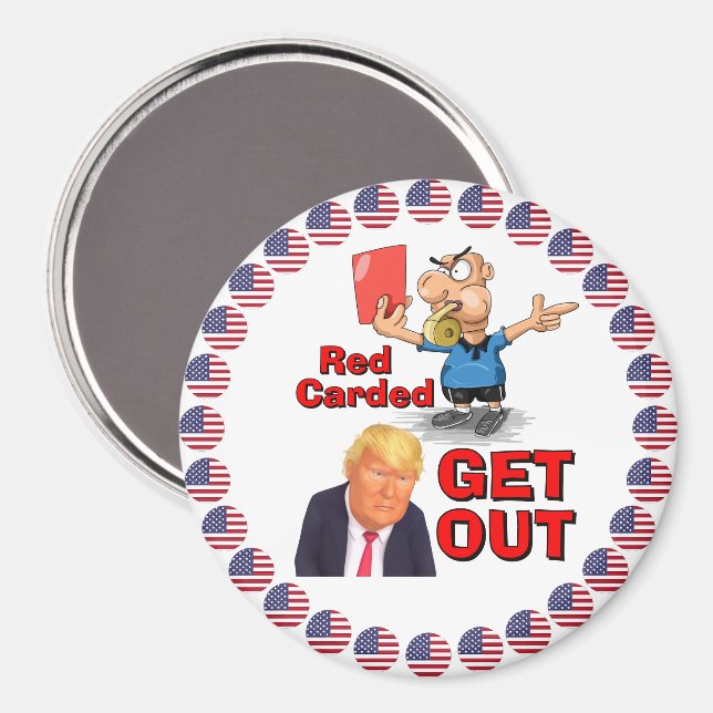 Red Carded Magnet (Front/Back)