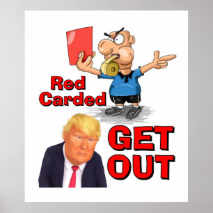 Red Carded Poster