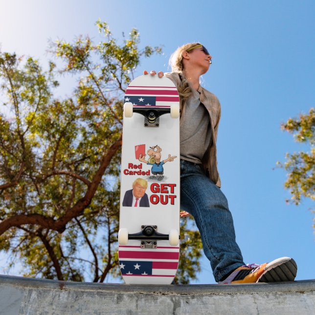 Red Carded Skateboard (Outdoor 1)