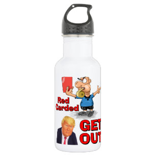 Red Carded Water Bottle
