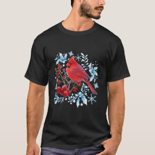 Red Cardinal Bird Birdwatching Bird 2022 T-Shirt