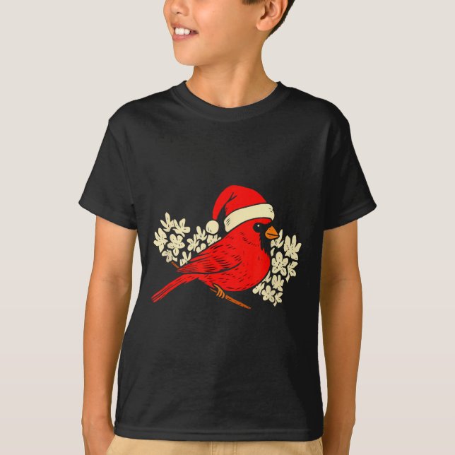 Red Cardinal Bird Christmas Ugly Xmas Sweater  (Front)