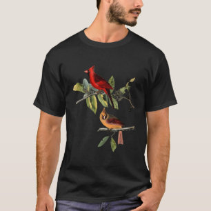 Red Cardinal Bird Male Female For Cardinal Bird T-Shirt