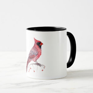 Red Cardinal Bird Mug