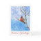 Red Cardinal Bird | watercolor Christmas Card