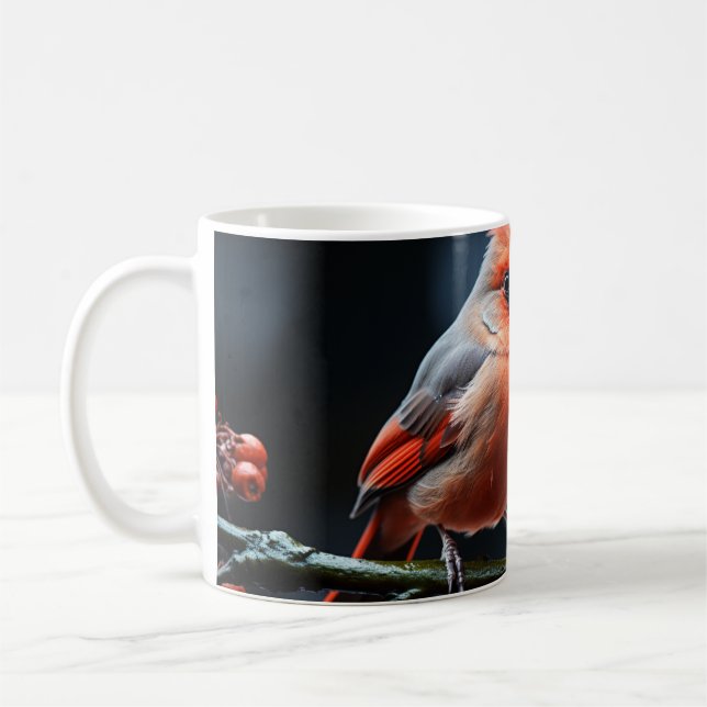 Red Cardinal Coffee Mug (Left)